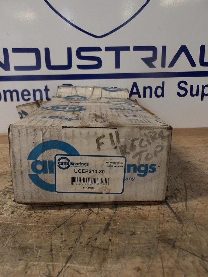 Used AMI UCEP210-30 PILLOW BLOCK BEARING 1-7/8" BORE, #728153G USED