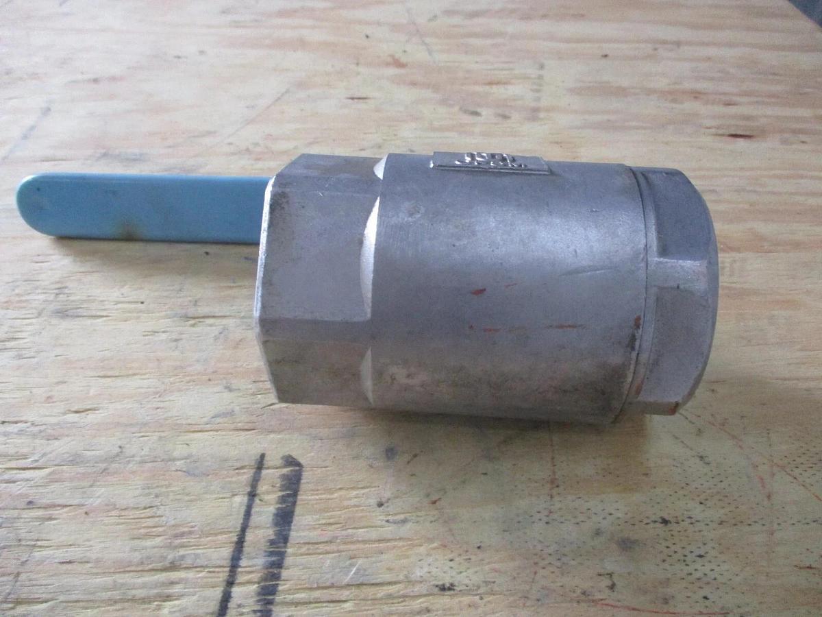 Used MILWAUKEE 2" STAINLESS BALL VALVE, #117247J NEW