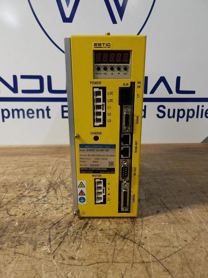 Used ESTIC AXIS ENRZ-AU40-20 CONTROL UNIT, #1218202G USED