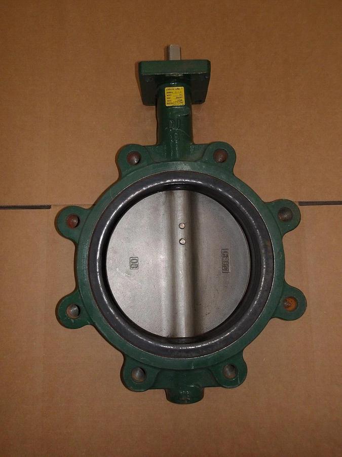 Used CENTERLINE 8" BUTTERFLY VALVE, 200 SERIES (NO HANDLE) #115248G NEW