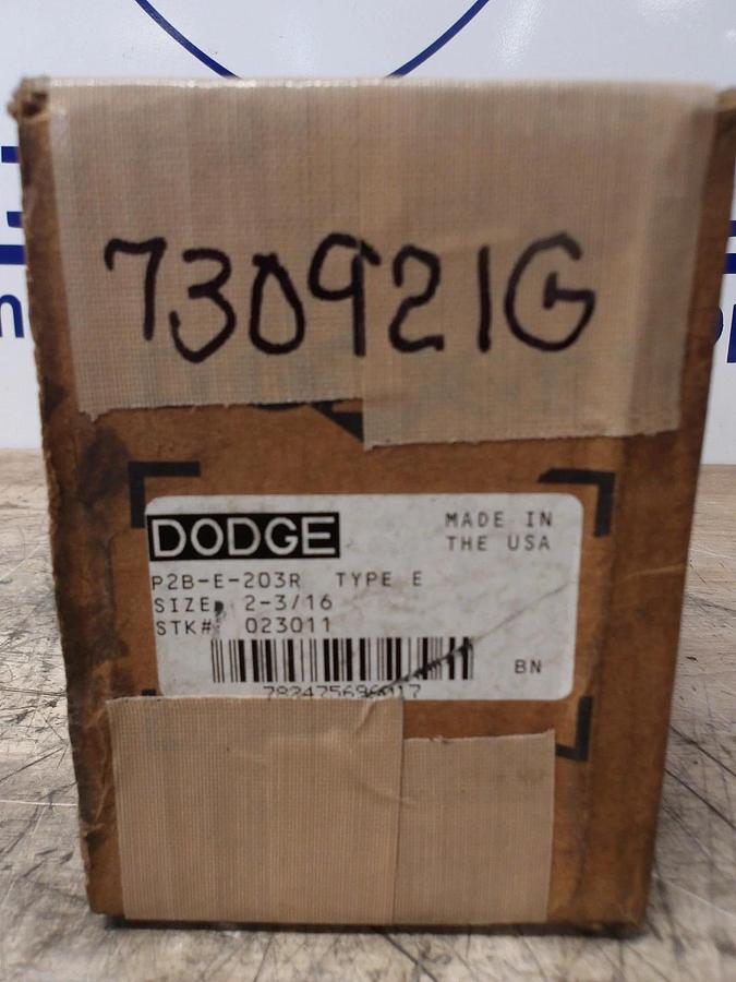 DODGE P2B-E-203R PILLOW BLOCK BEARING 2-3/16" BORE, #730921G NIB