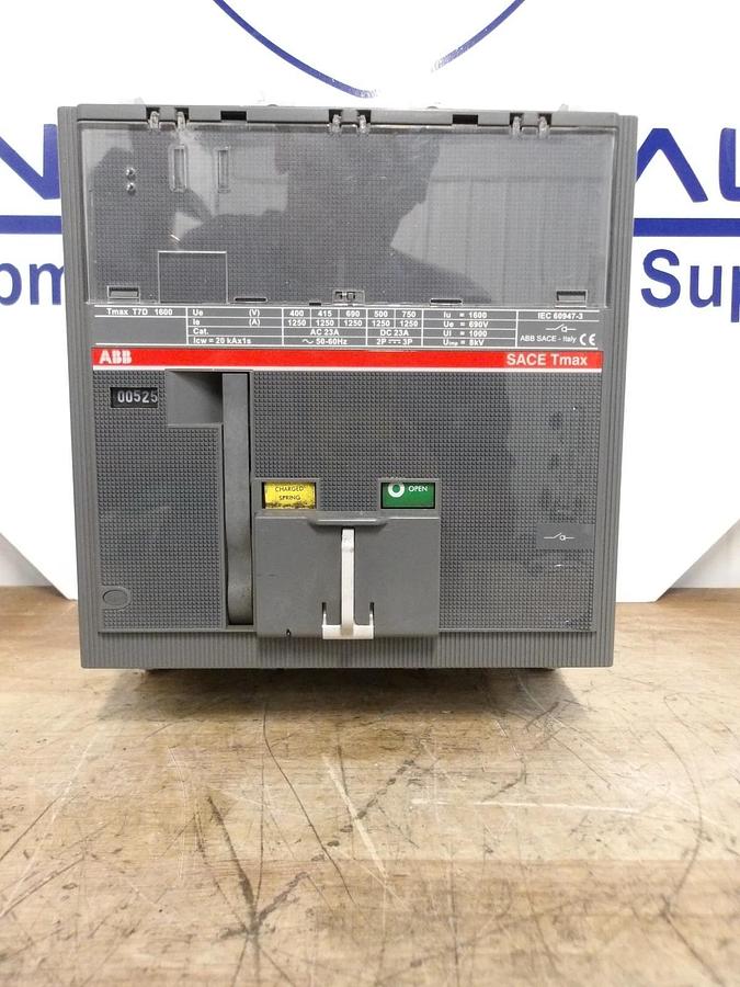 Used ABB SACE TMAX T7D-1600 CIRCUIT BREAKER, #910257G USED