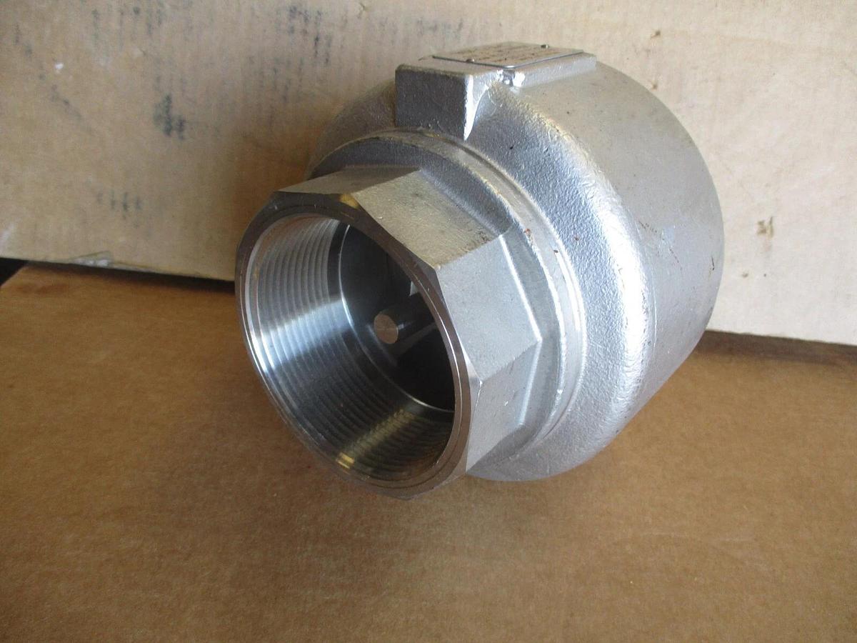 Used TLV STAINLESS 3" CHECK VALVE, #423225J NEW