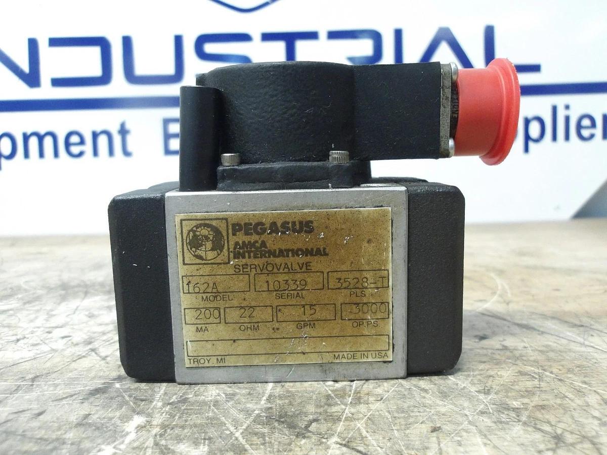 Used PEGASUS 162A SERVO VALVE, #8251108G USED