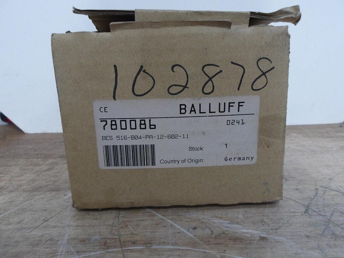 BALLUFF BES-516-B04-PA-12-602-11 POSITION LIMIT SWITCH, #5221118G NIB