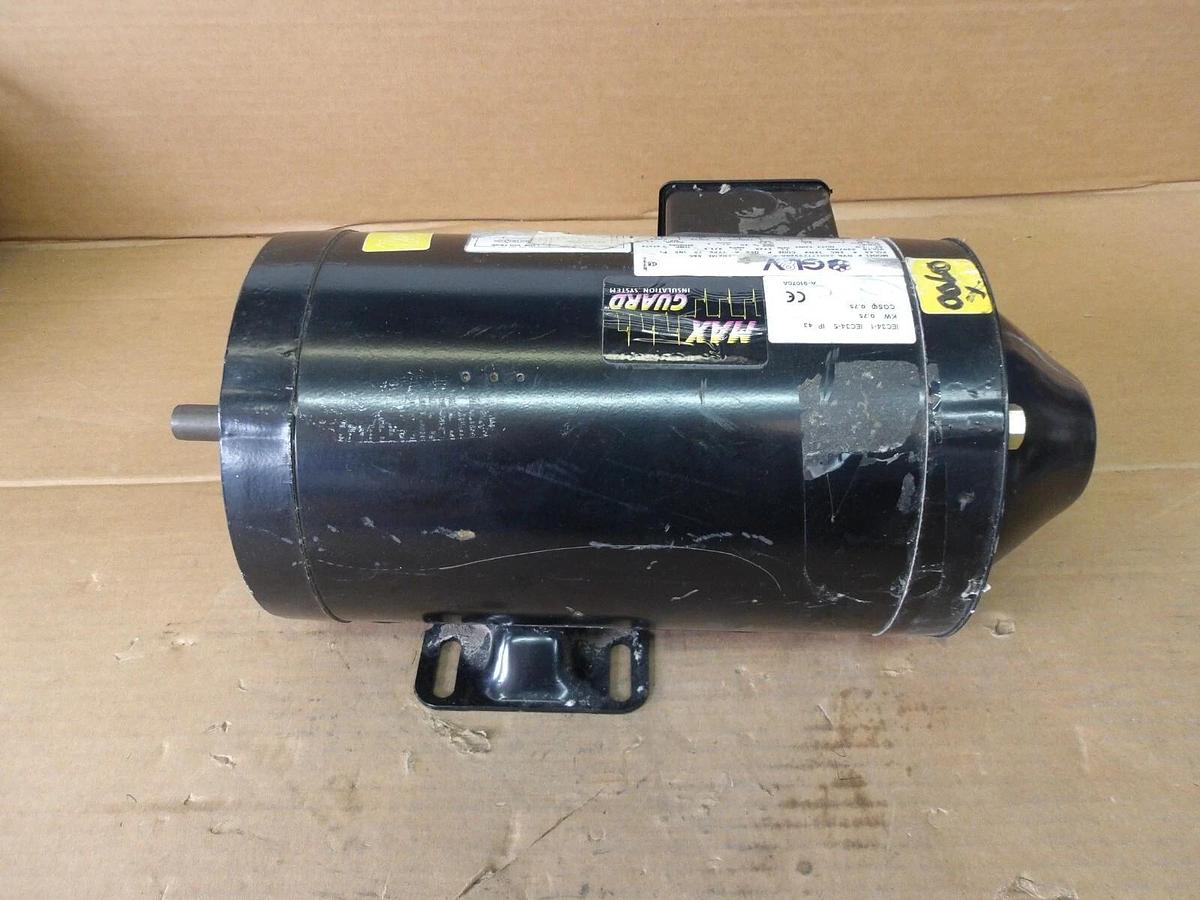 Used GL&V 1 HP MAXGUARD MOTOR, FR 56C, 460-230 V, 1750/3505 RPM, #11141010G NEW