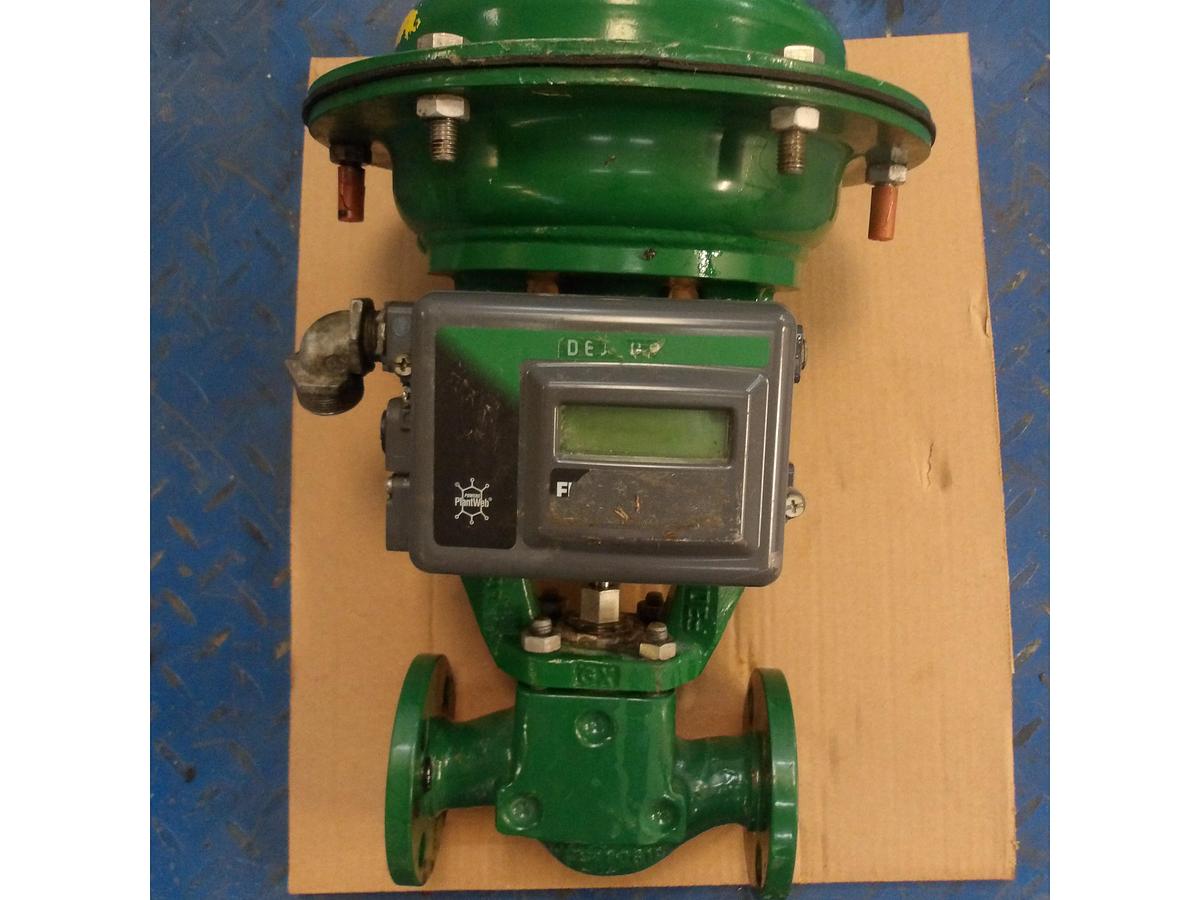 Used FISHER 1" STEEL CONTROL VALVE DVC2000, #911918G USED