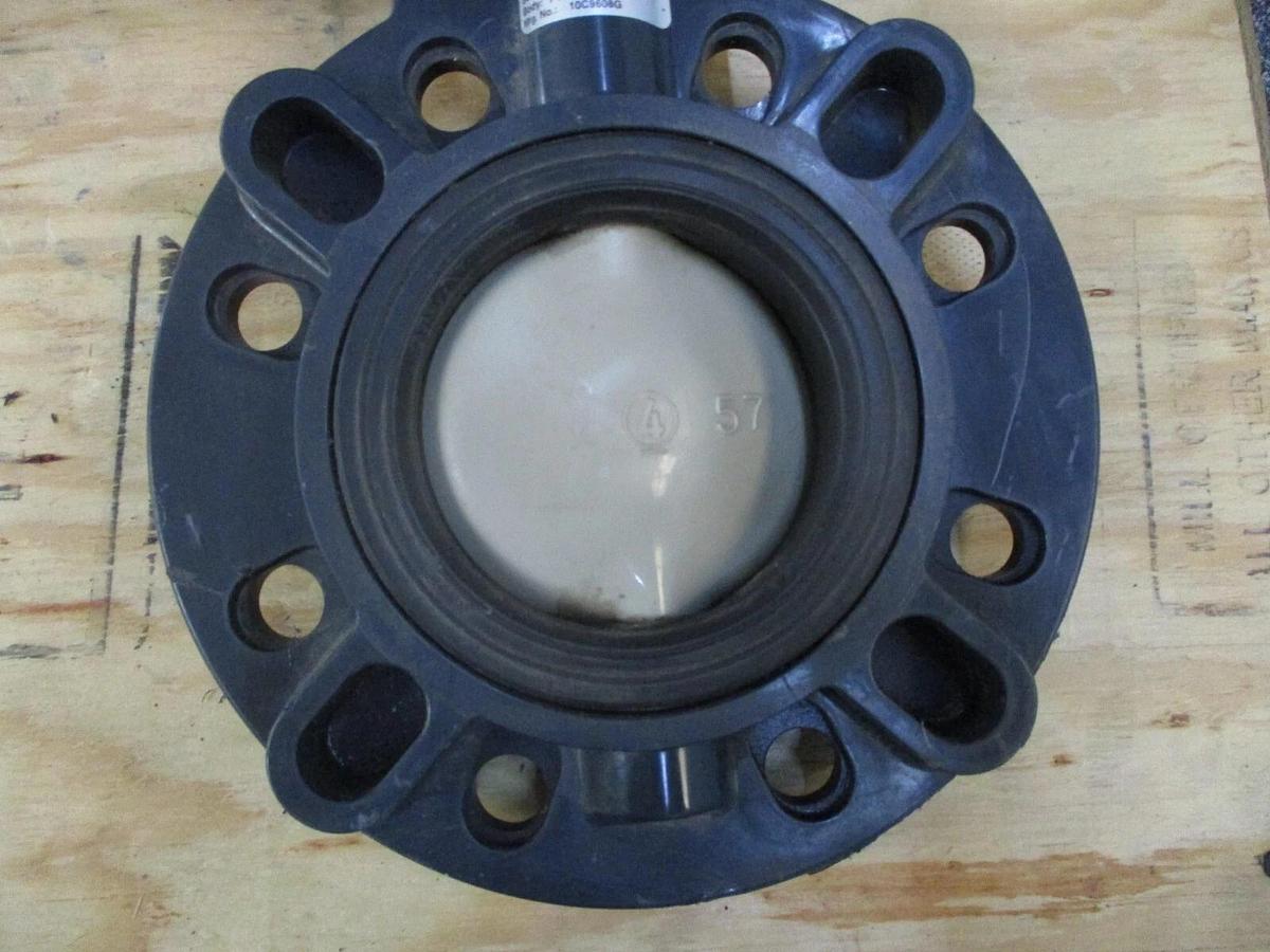 Used ASAHI 4" PVC BUTTERFLY VALVE, #1171000J USED