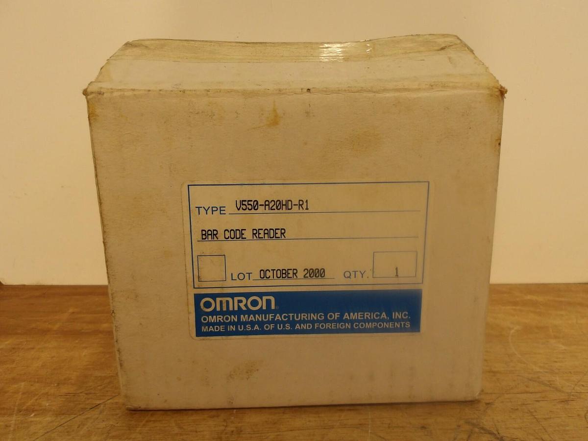 OMRON V550-A20HD-R1 BARCODE READER, #423918G NIB