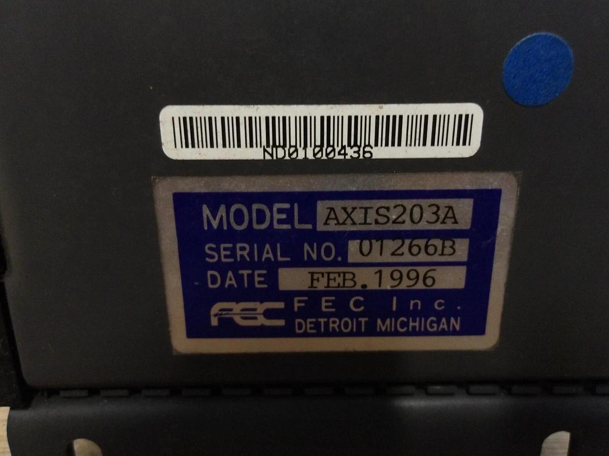 Used FEC AFC1200 AXIS CONTROLLER, AXIS 203A, #310848G REMANUFACTURED