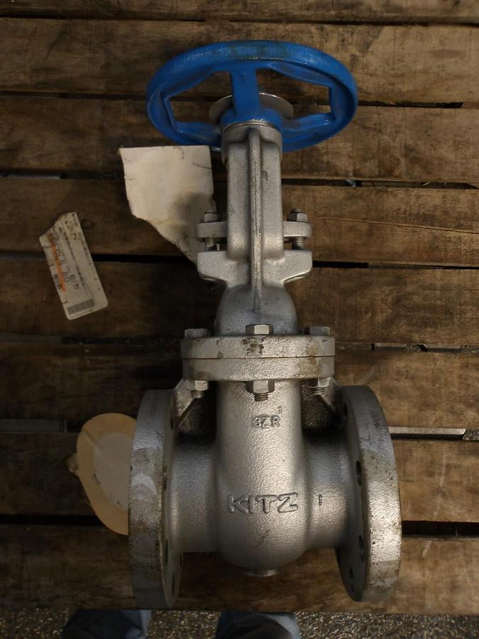 Used KITZ 3" DUCTILE IRON GATE VALVE 10K-80/FC, #714938G NEW