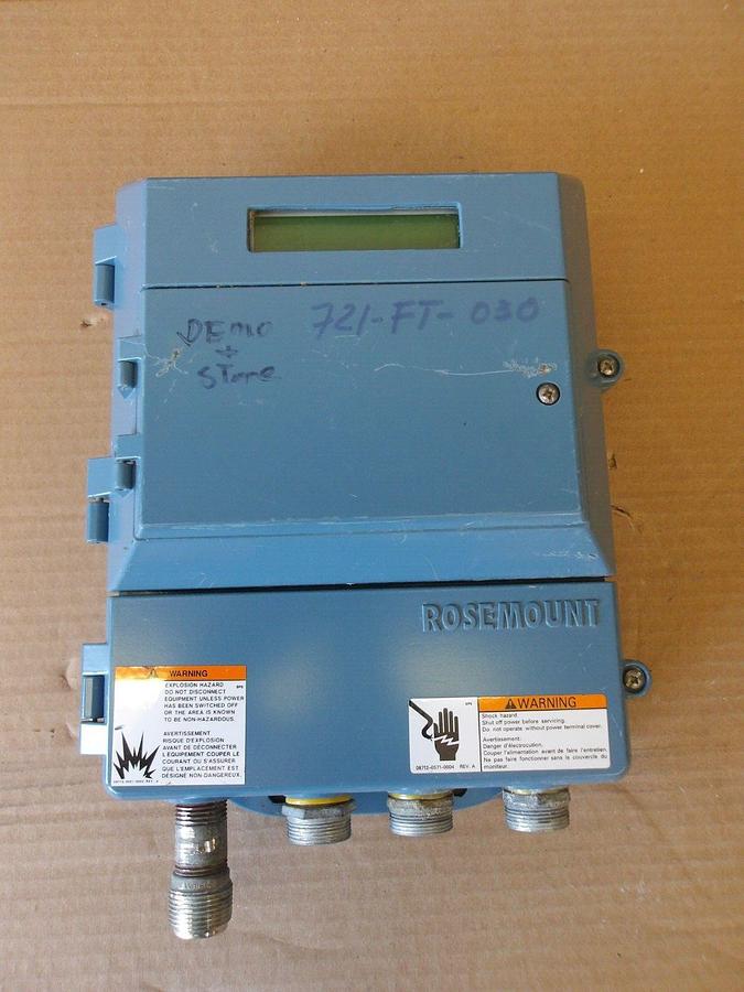 Used ROSEMOUNT 8712 TRANSMITTER, #627141G USED
