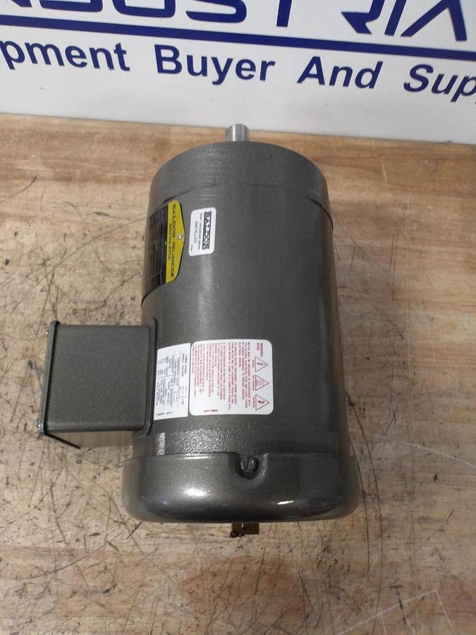 BALDOR RELIANCE 1.6/1.28 HP MOTOR, 1750/1460 RPM, 460/380-420 V, #65915G NIB
