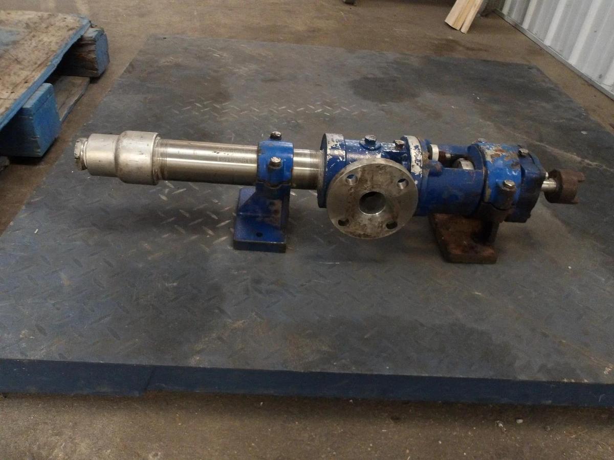 Used STAINLESS CAVITY PUMP 1-1/2" X 1" (NO TAG) #94224G USED