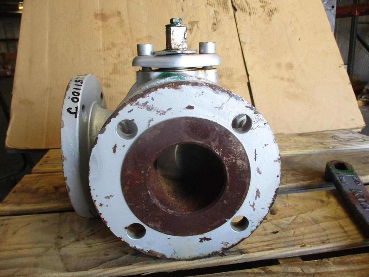 Used KTM 3" STEEL 3-WAY BALL VALVE, #6251100J NEW