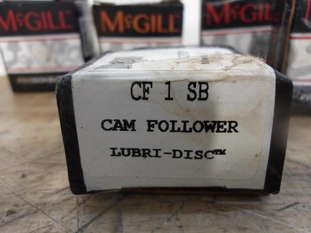 MCGILL CF1SB LUBRI-DISC CAM FOLLOWER BEARING (LOT OF 6) #930935G NIB