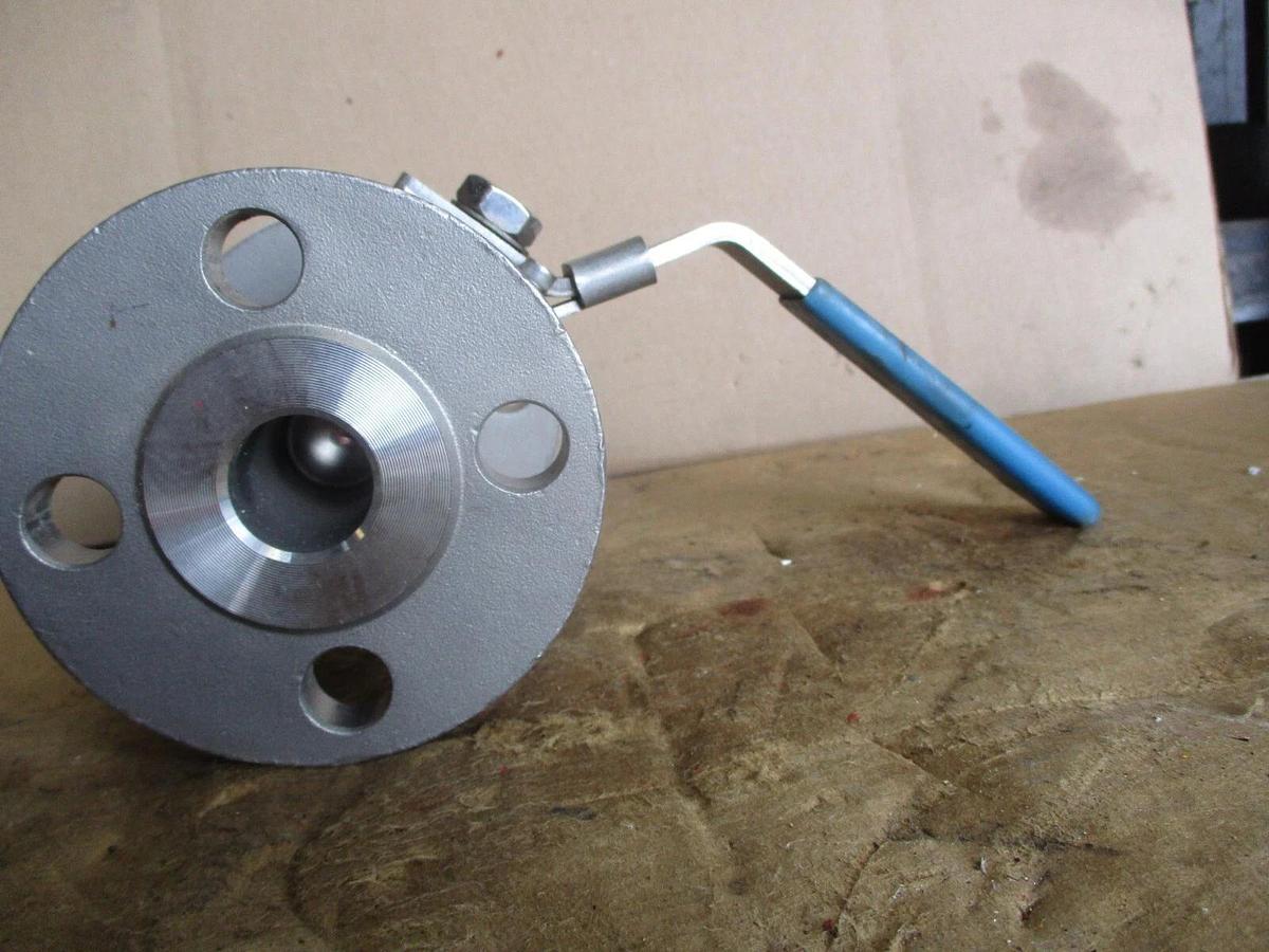 Used JAMESBURY 1" STAINLESS BALL VALVE, #68946J NEW
