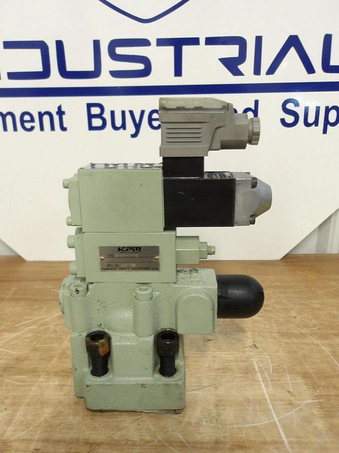 Used KAWASAKI RBE10P-10-B27315X-WA100CL-S HYDRAULIC SOLENOID VALVE, #361055G NEW