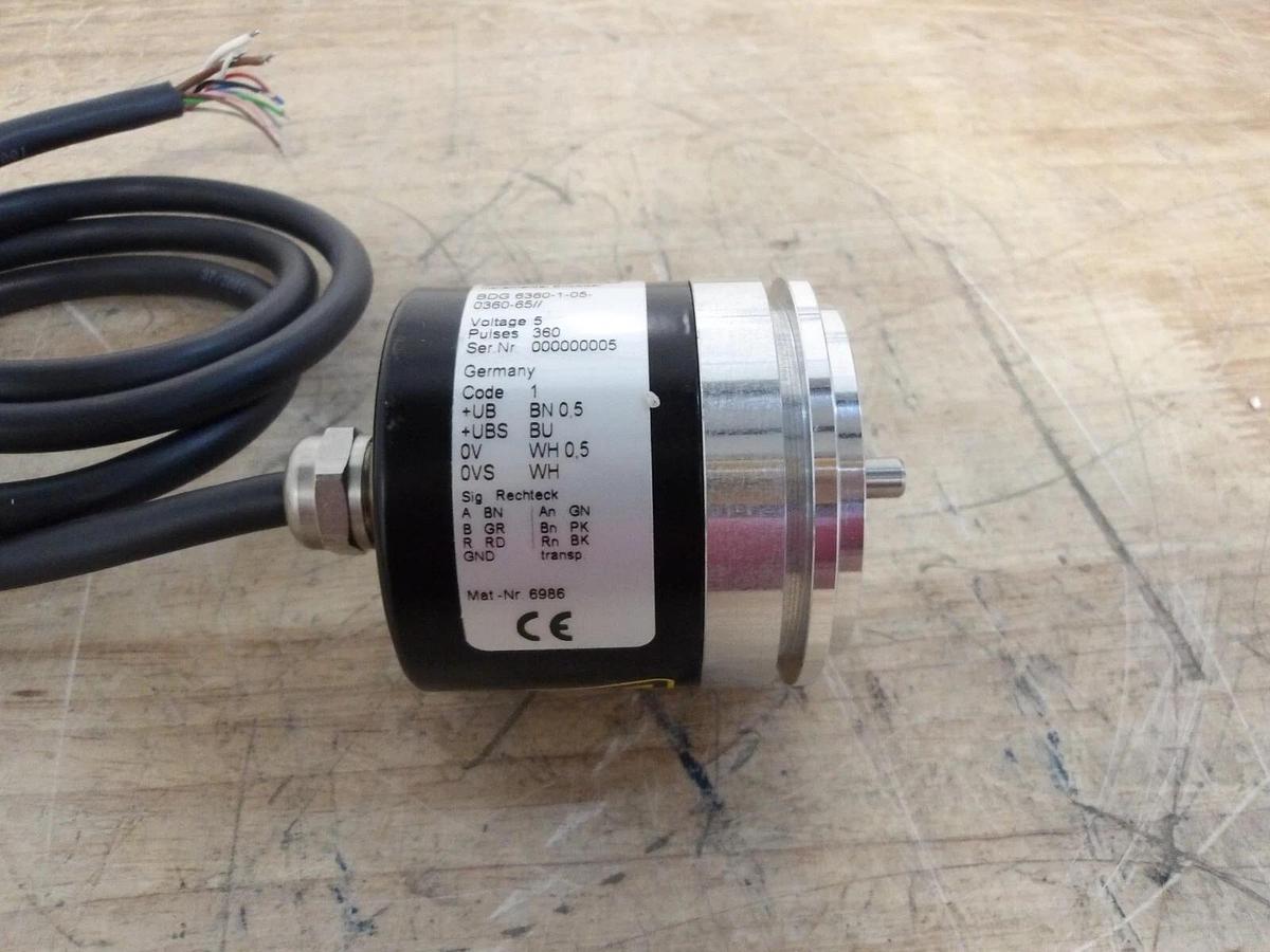 BALLUFF BGD6360-1-05-0360-65 INCREMENTAL ENCODER, #5221221G NIB