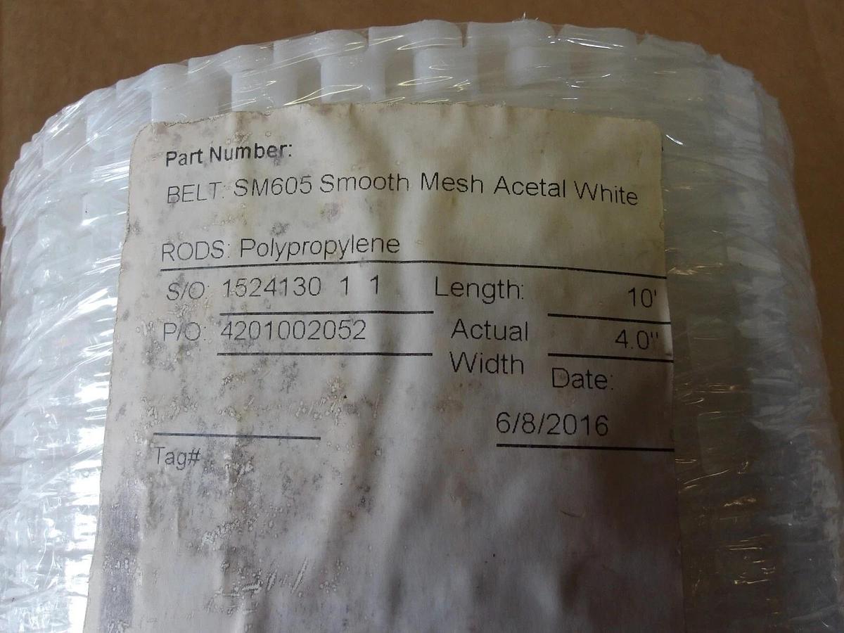 Used HABASIT CONVEYOR BELT SM605 SERIES, #99842G NEW