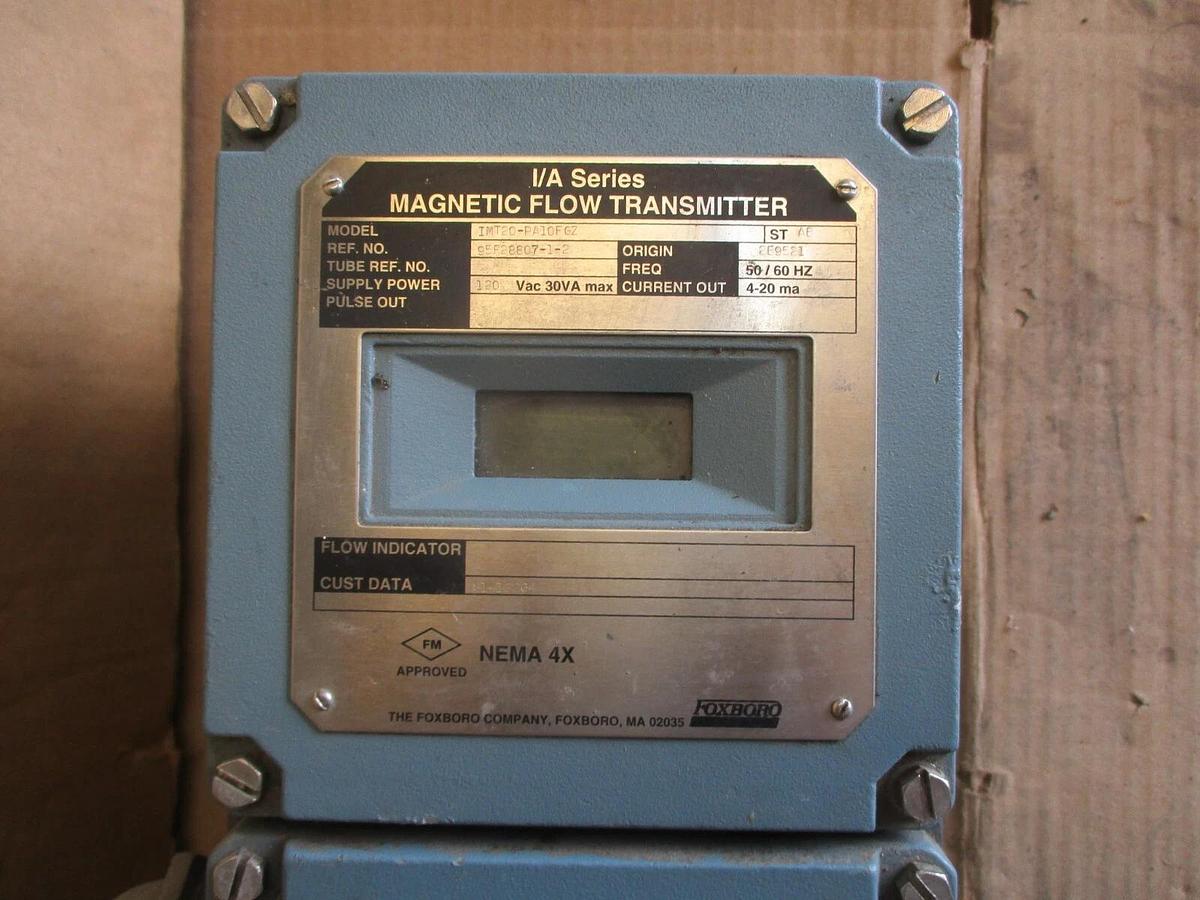 Used FOXBORO IMT20 MAGNETIC FLOW TRANSMITTER, #711245J USED