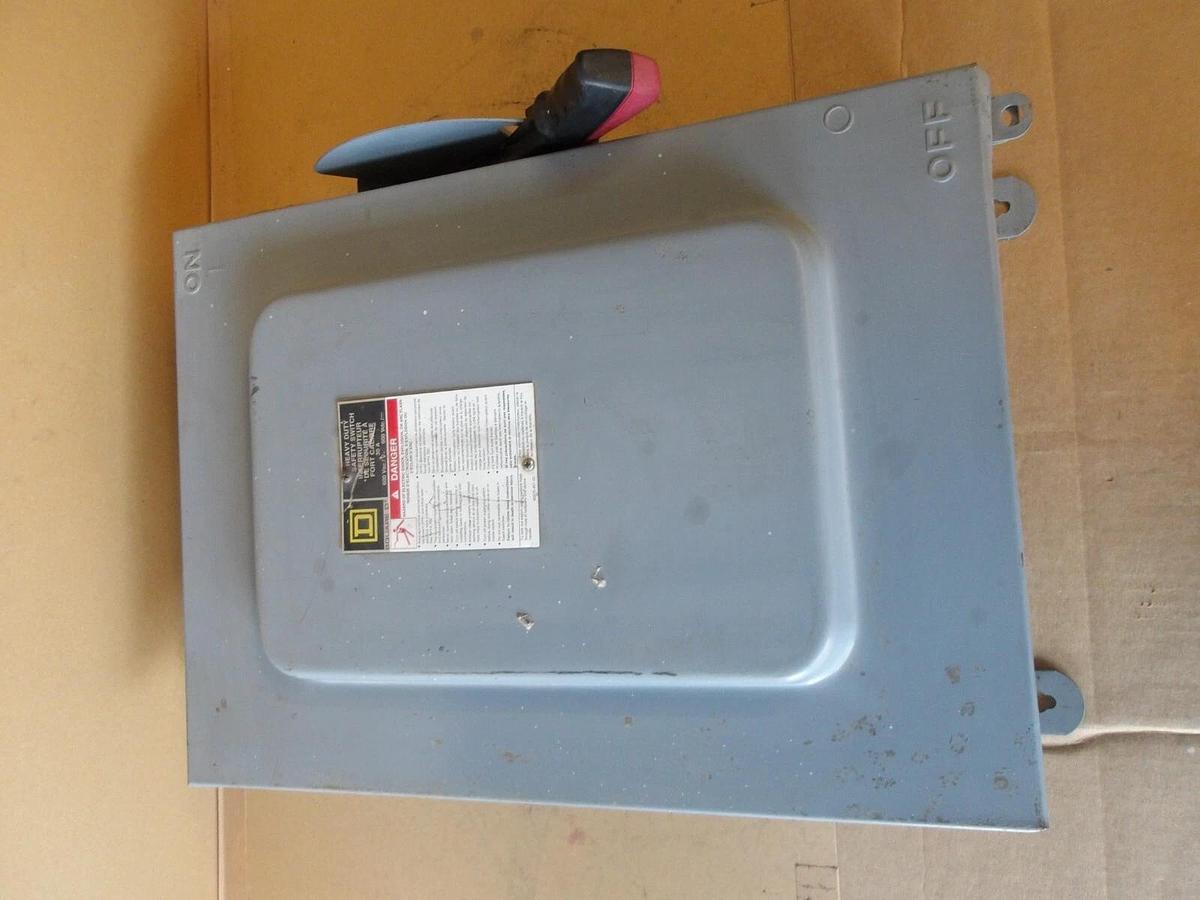 Used SQUARE D 30 AMP SAFETY SWITCH H461, #621944G NEW