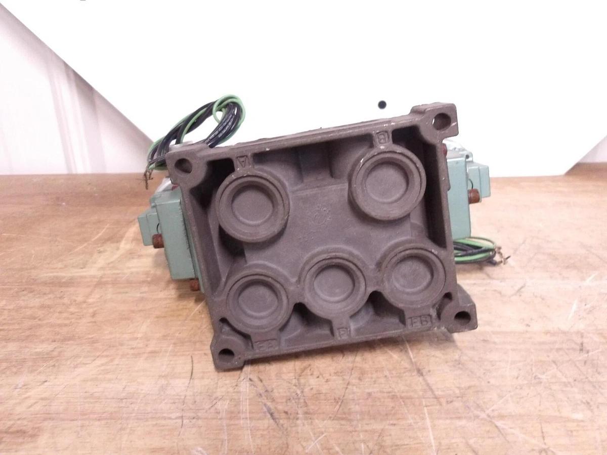 Used NUMATICS 34DXP4410 AIR SOLENOID VALVE, 120 V, #62908G NEW