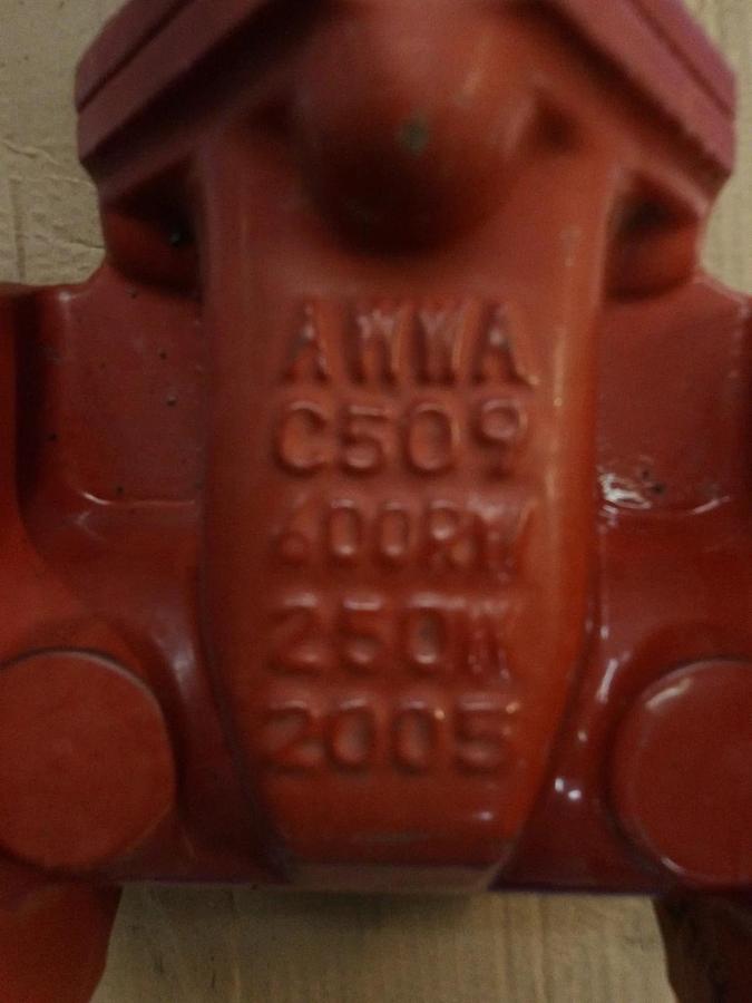 Used NIBCO 2-1/2" C/I SEWER VALVE 607RW, #1125910G NEW