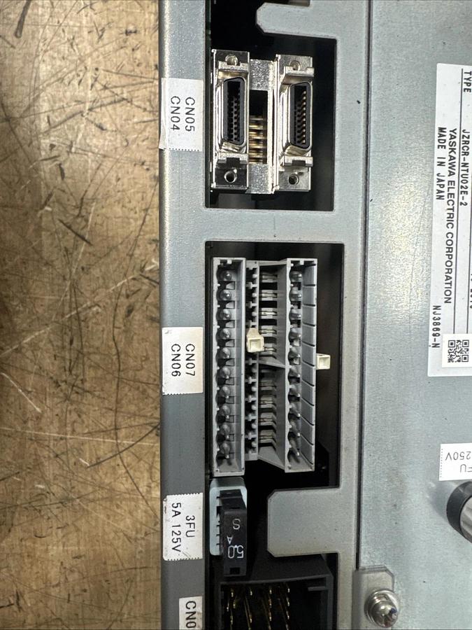 Used Yaskawa Electric JZRCR-NTUO2E-2 Power Supply. Used Take Out, #1216923P