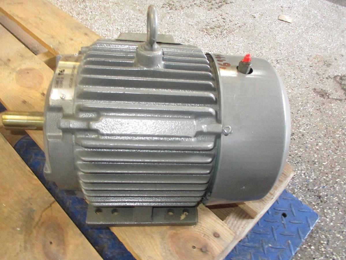Used BALDOR RELIANCE 3 HP MOTOR, FR 182T, 230/460 V, 1755 RPM, #69942J NEW