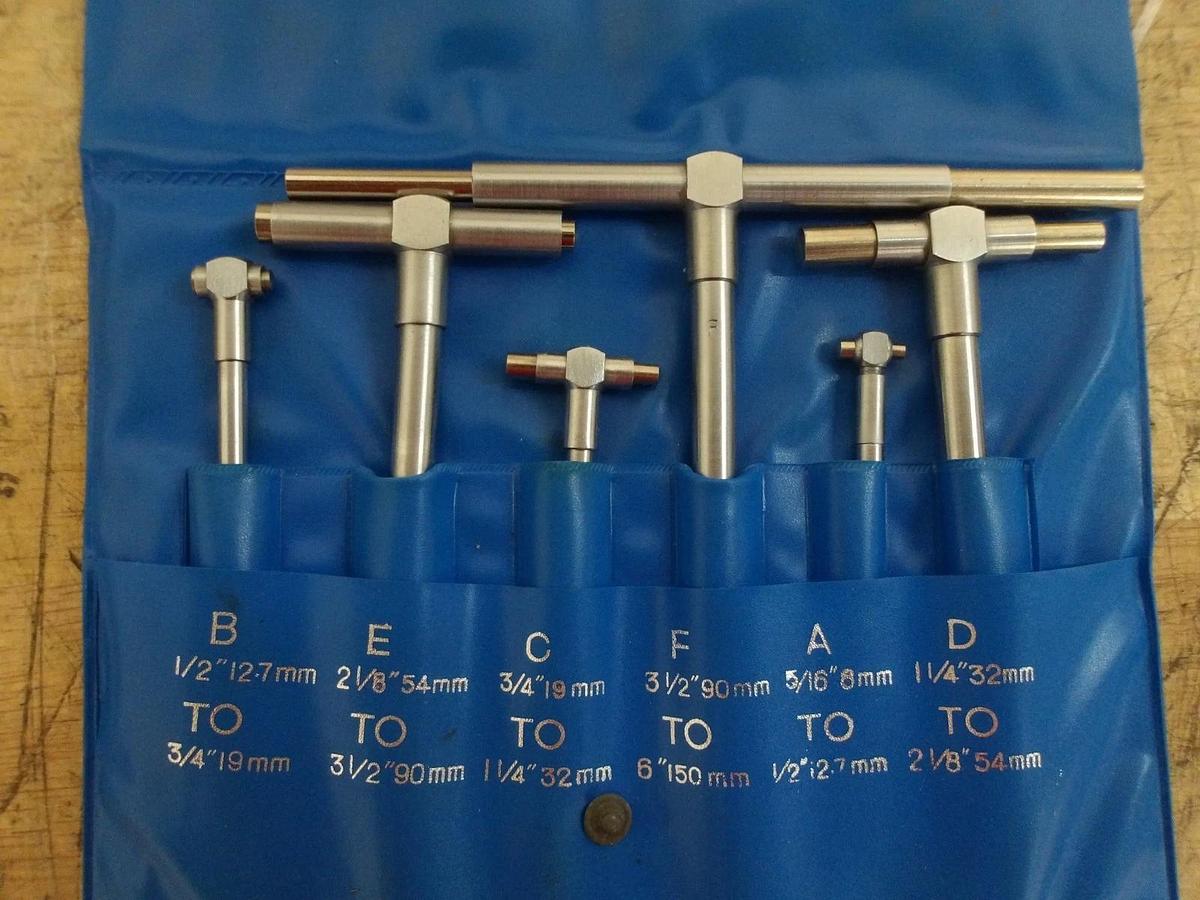 Used TELESCOPING GAUGE 5/16" - 6" (6PC SET) #813156G USED