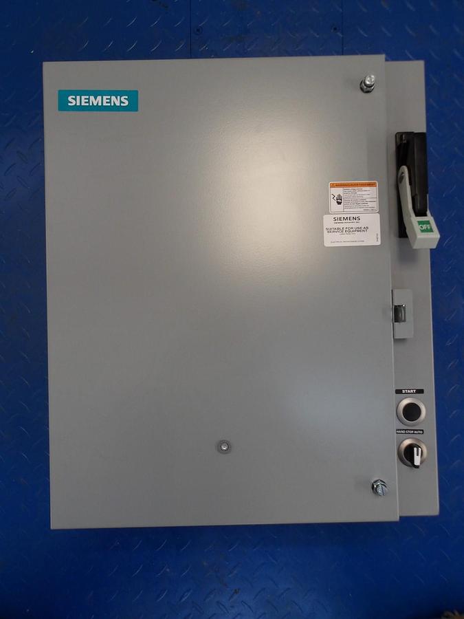 Used SIEMENS 87GUG6FC MOTOR CONTROL W/ STARTER, #1211110G NEW