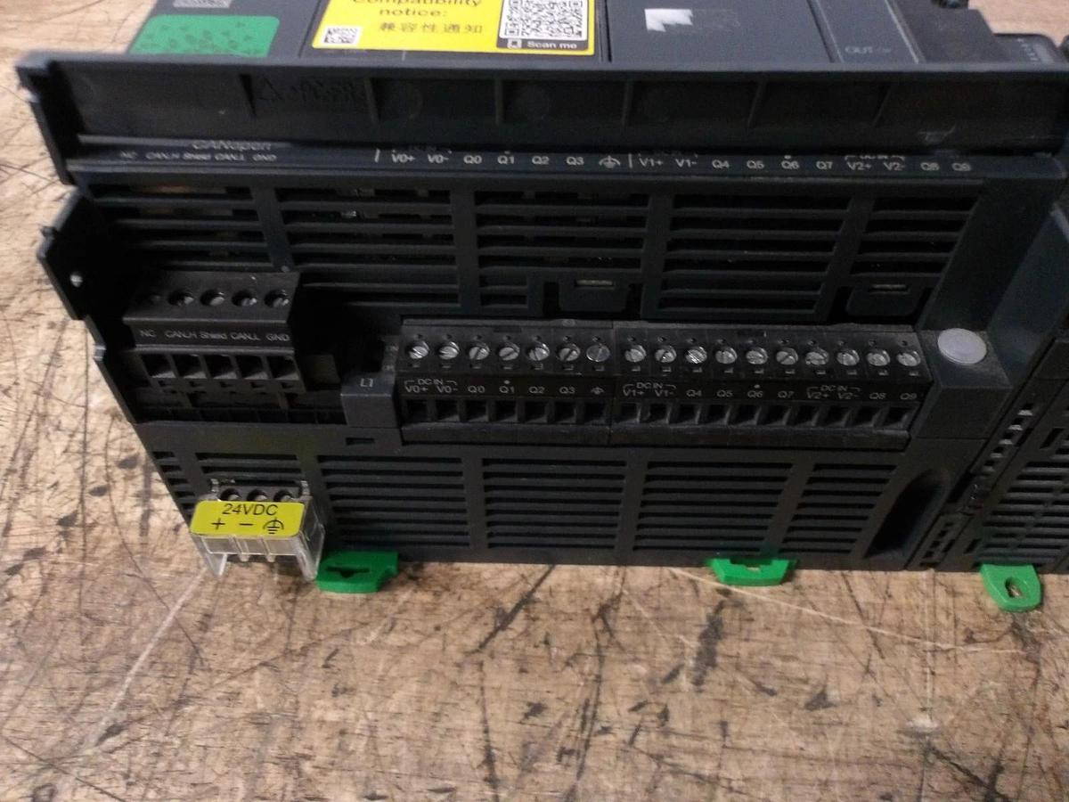 Used SCHNEIDER MODICON TM241CEC24T LOGIC CONTROLLER & 7 CARDS, #331135G USED