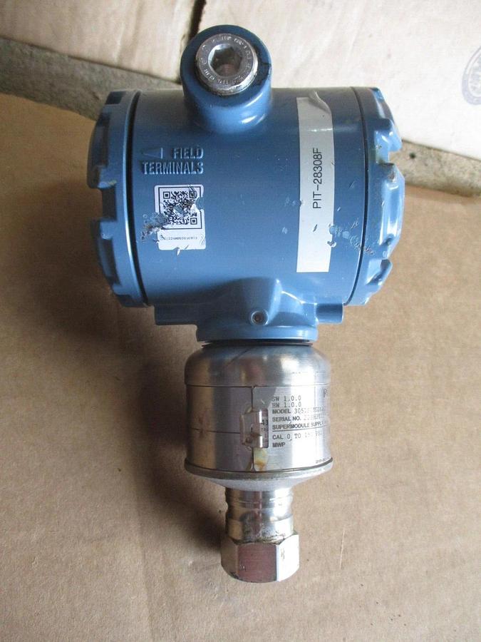 Used ROSEMOUNT 3051 PRESSURE TRANSMITTER, #49952J USED