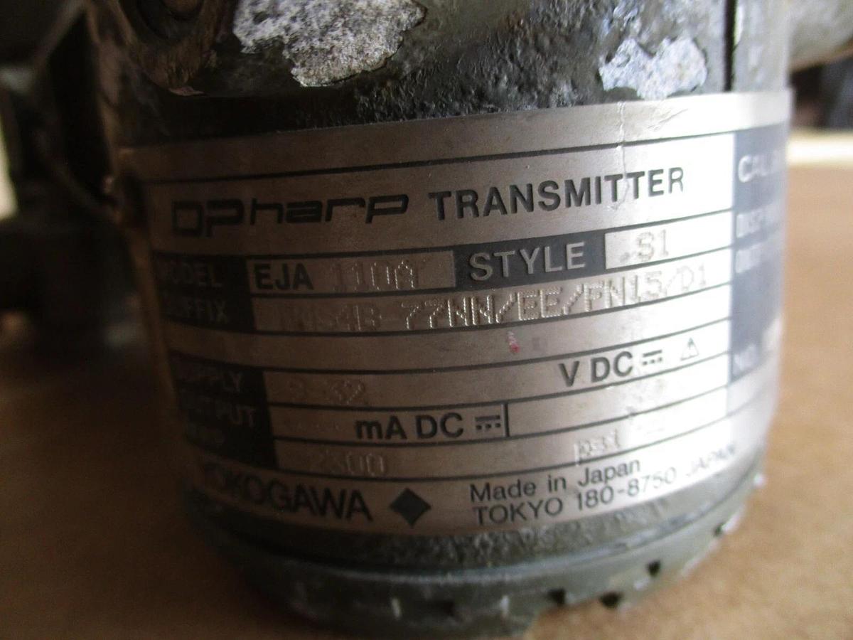Used YOKOGAWA DP HARP EJA110A TRANSMITTER, #417104J USED