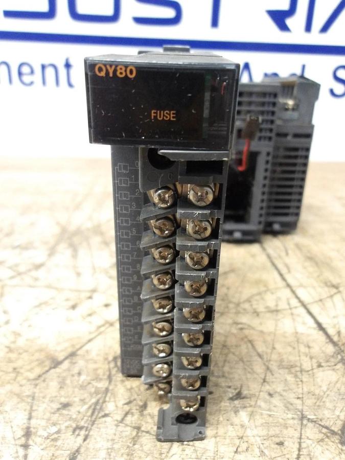 Used MITSUBISHI PLC RACK & CARDS Q02HCPU, #116247G USED