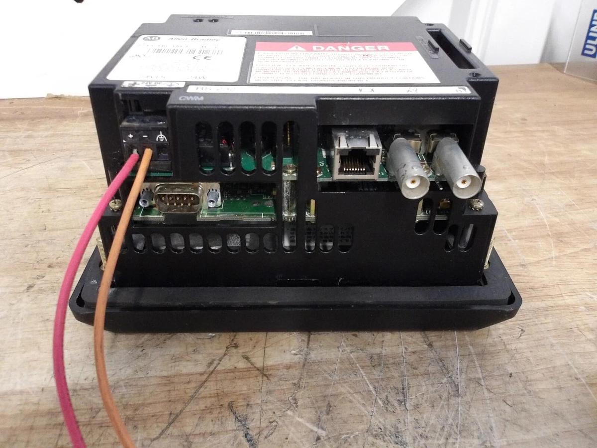 Used ALLEN BRADLEY PANELVIEW 600 TOUCH SCREEN 2711-T6C15L1, #64220G USED