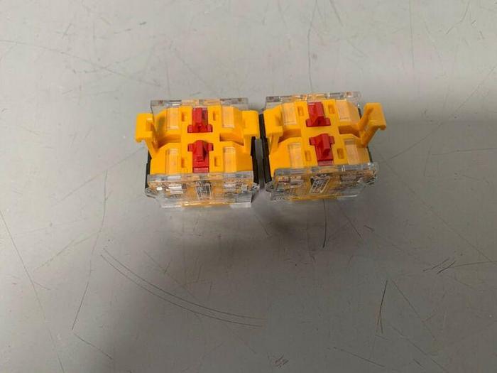 Used Lot of 2- EAO 704.900.4 Contact Blocks