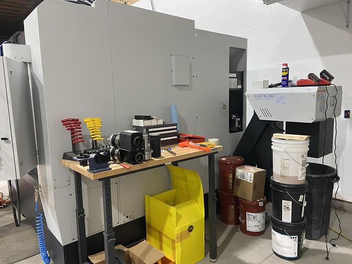 Used 2021 DOOSAN BVM-5700 4-Axis CNC Vertical Machining Center ***4 Cutting Hours***