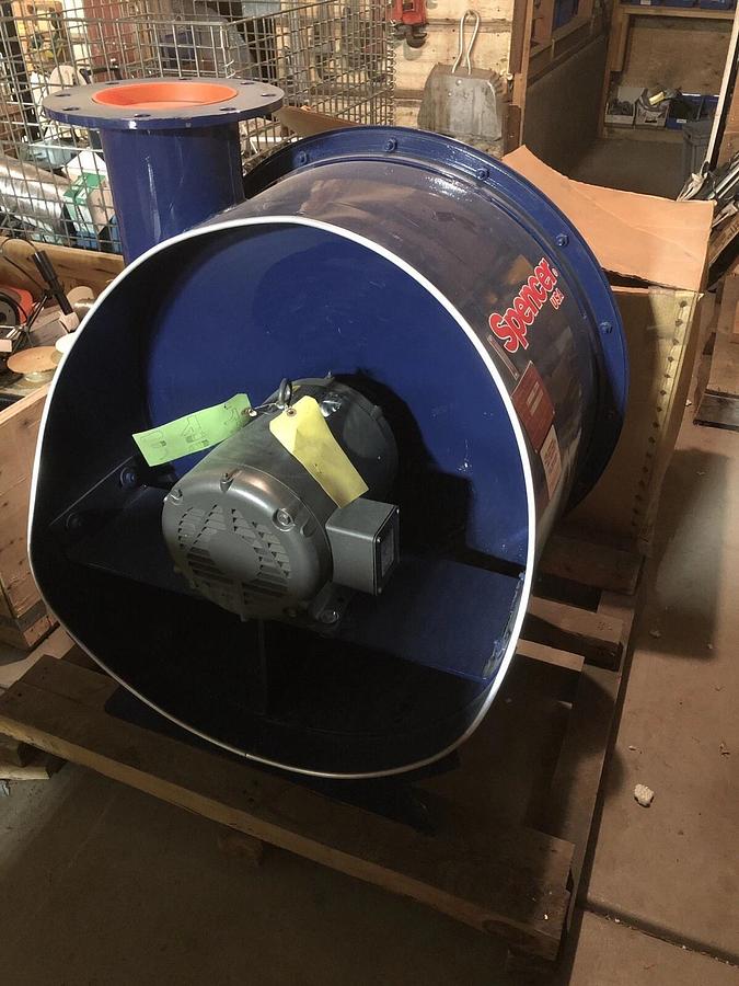 SPENCER Hermetically sealed blower and Accessories￼ 30102A3 15 HP  208-230/460 *