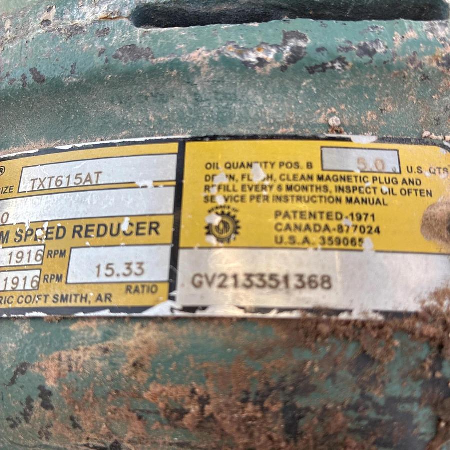 Used Dodge TXT615AT Torque-Arm Speed Reducer Model# 246150 15.33 Ratio 1716 RPM USED