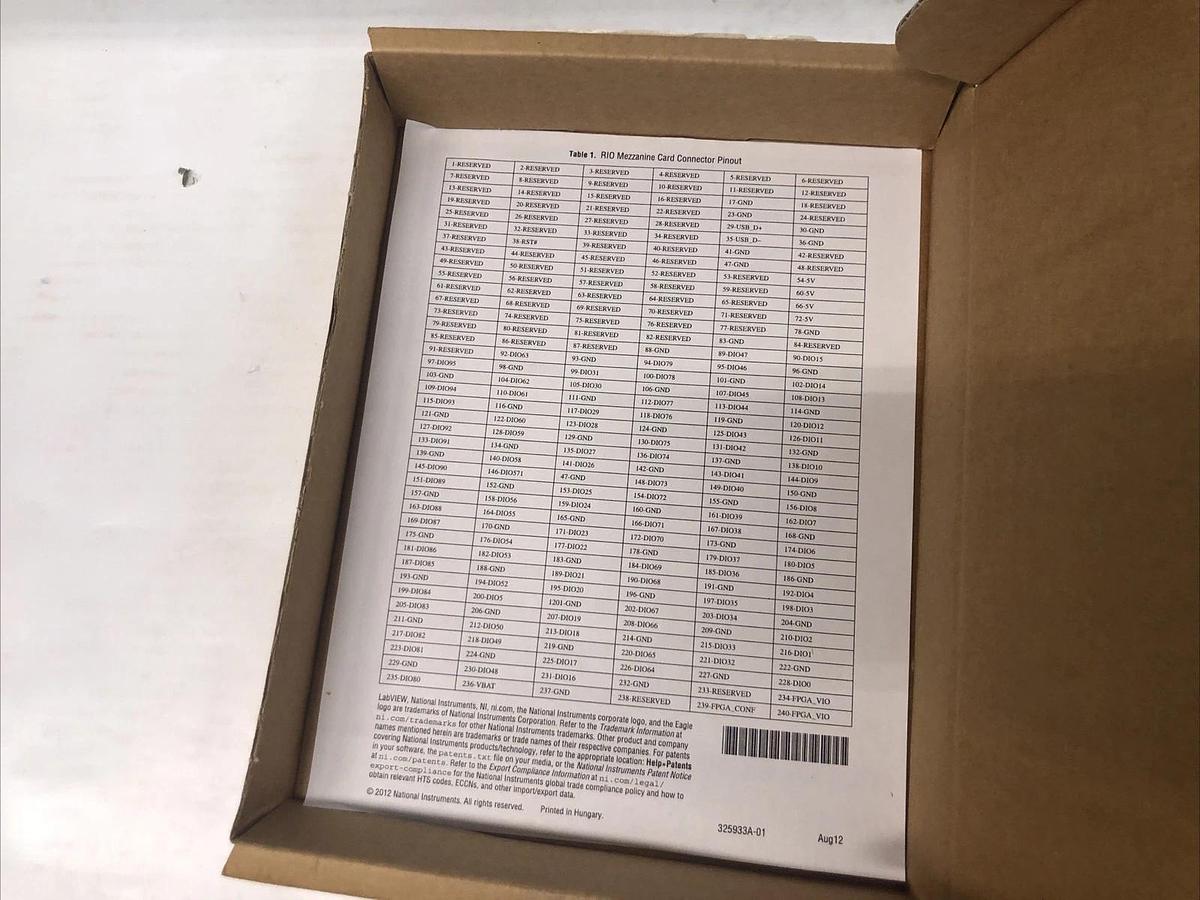 National Instruments sbRIO-9626 400 MHz Dual-Core CPU Single-Board Controller *