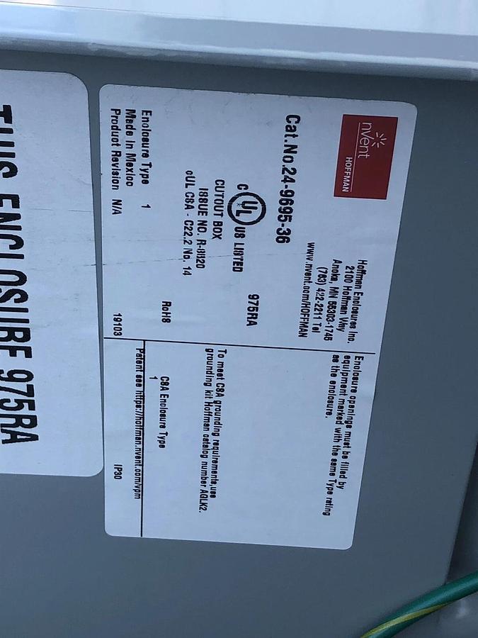 JOHNSON CONTROLS SMOKE AUXILIARY PANEL 36”x48” 6x MS-IOM4711-0U 1x FAC2611-0U -