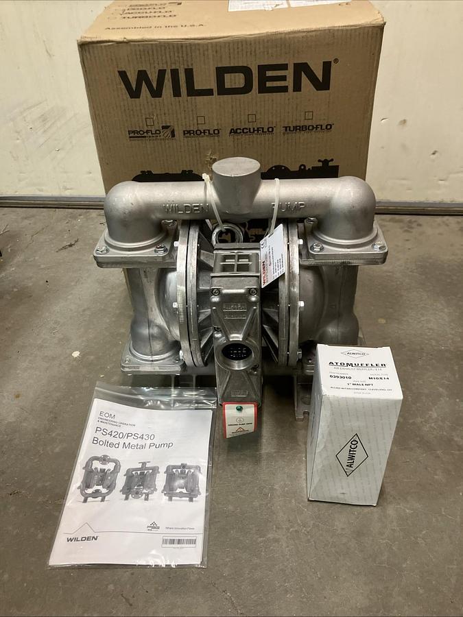 Wilden Diaphragm Pump WIL-SI-04-13528 XPS420/AAAAA/ZWS/WF/WF Diaphragm Pump