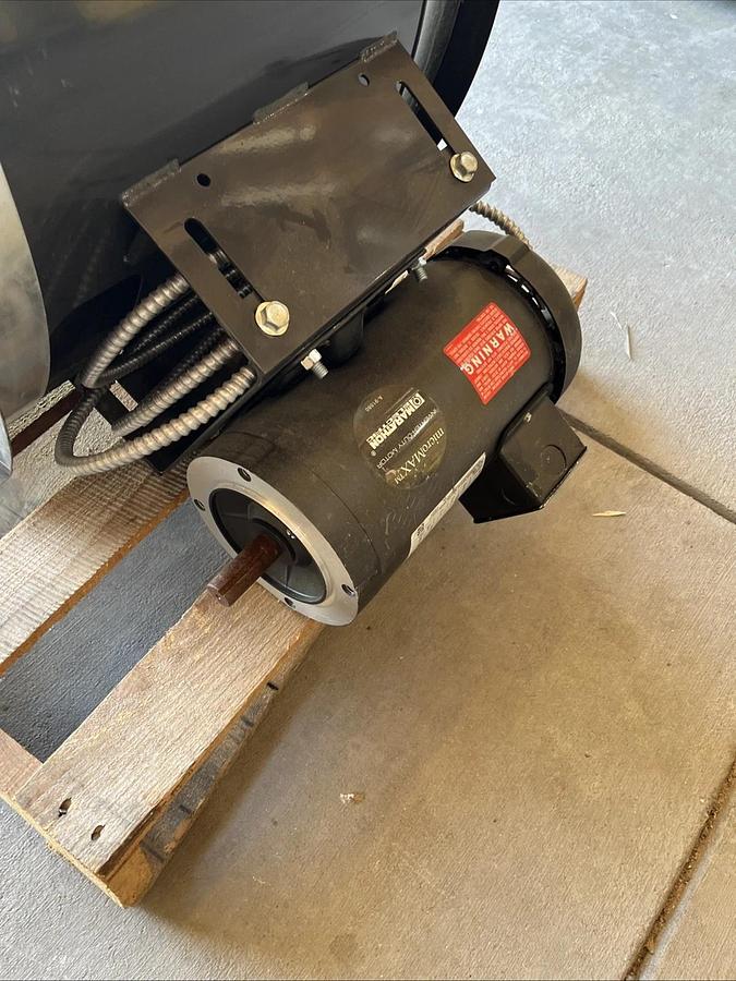 Installed, New? DAYTON 3C411 Tubeaxial Fan Clean Air 24" Blade Steel 3530 RPM