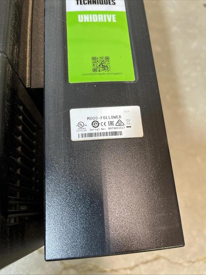Used Nidec Control Techniques Unidrive M000-114 03770 DUO, INDUSTRIAL | U.S.A. SELLER