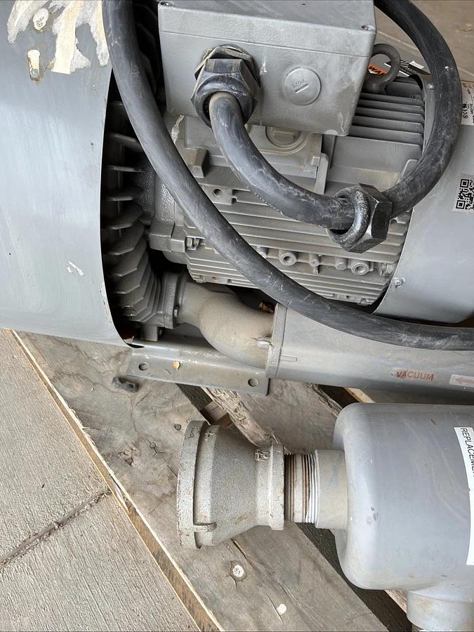 Used Good, Installed Republic HRC1102 High-Pressure Regenerative Blower | USA SELLER