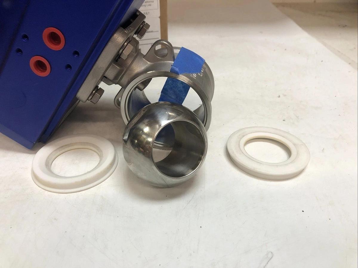 New DYNAQUIP CONTROLS P3S27AJSR07510 Pneumatically Actuated  Two-Way Ball Valve