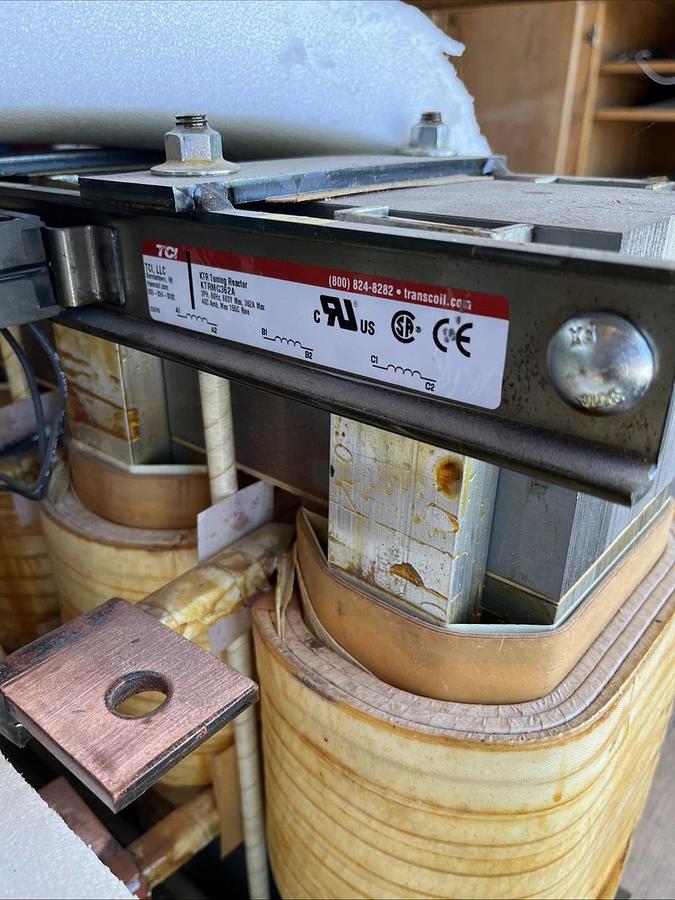 TCI KTR Tuning Reactor KTRMG362A 3PH 60Hz 600V Max 362A Max | U.S.A. SELLER