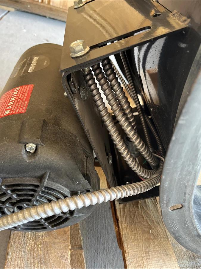 Installed, New? DAYTON 3C411 Tubeaxial Fan Clean Air 24" Blade Steel 3530 RPM